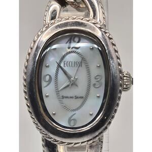 Ecclissi 925 Sterling Silver Mother of Pearl Wristwatch